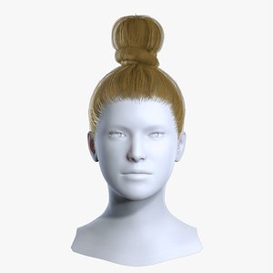 Men Textured Spiky Crop Fade Light Brown Hair 3D Asset 3D model