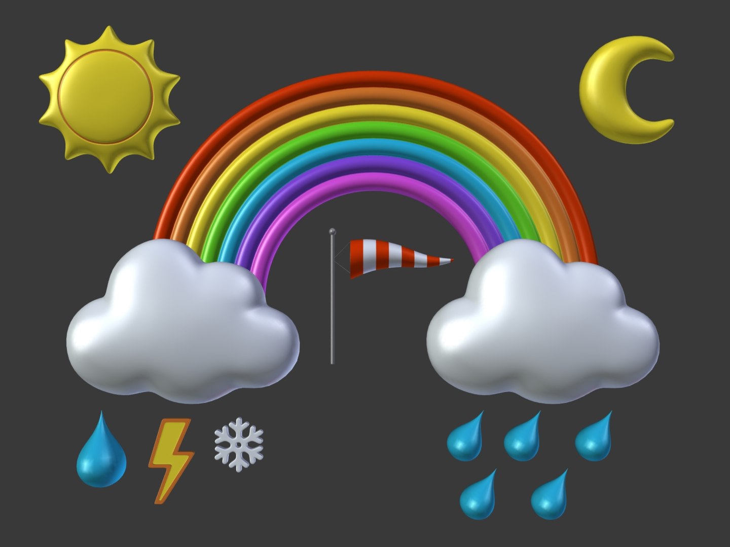 weather icons 3D model https://p.turbosquid.com/ts-thumb/cb/wqj4kF/6X/i3/jpg/1611615865/1920x1080/fit_q87/e0d15bfcf5bf111704f598c7838258cc5c8f8e17/i3.jpg