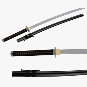 Iaito Sword 3D model