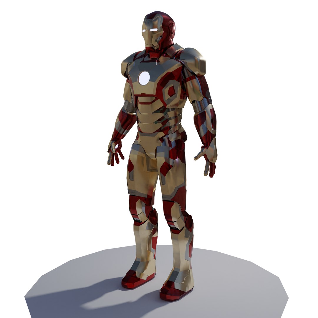 Man Mark Armor Suit 3D Model - TurboSquid 1653008