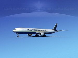 3d model boeing 777-300