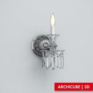 sconce 3d max
