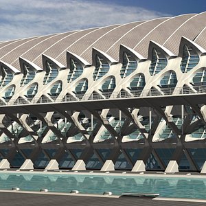 science museum calatrava 3d fbx