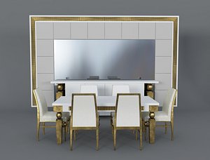 3d model dinning table