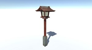 japan street lamp 3D