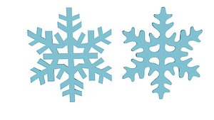 3d snow flake snowflake