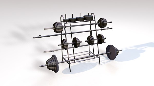 3D модель Lift Weight Rack Gym - TurboSquid 1376291