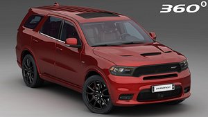 dodge durango srt 2018 3D model