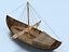 vela de barco de baixo poli fora