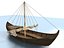 vela de barco de baixo poli fora