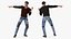 Man in Urban Style Clothing Rigged for Cinema 4D