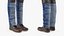 Man in Urban Style Clothing Rigged for Cinema 4D