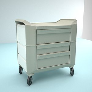 hospital medical drawers table cart