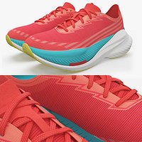 Cushioned Running Trainers Red