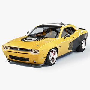 3D Plymouth Cuda Concept