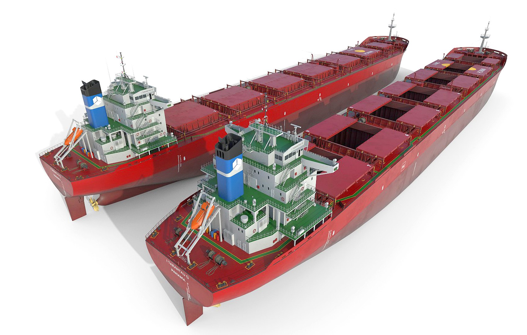 3D Vessel Bulk Carrier - TurboSquid 1626998