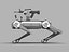 Military Robot Dog With Gun 01