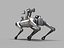 Military Robot Dog With Gun 01