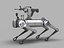 Military Robot Dog With Gun 01