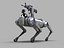 Military Robot Dog With Gun 01