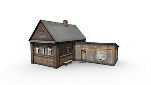 Village House Old 3D model