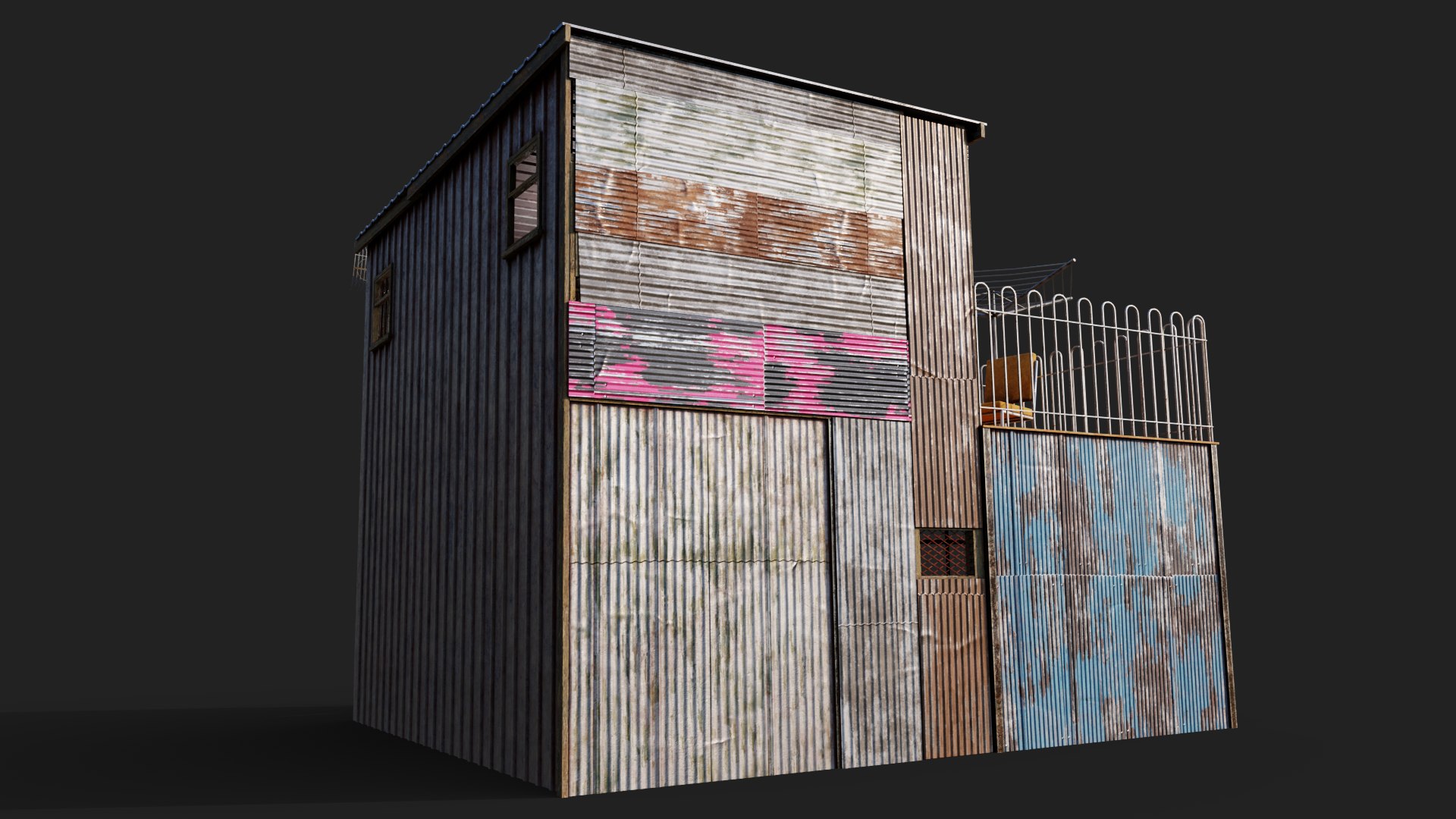 Upstairs Shack Collection 3D model https://p.turbosquid.com/ts-thumb/cd/HAaMY2/62/render05b/png/1624380754/1920x1080/fit_q87/e29051e5d181017e4b1112905c85ae050c2aba11/render05b.jpg