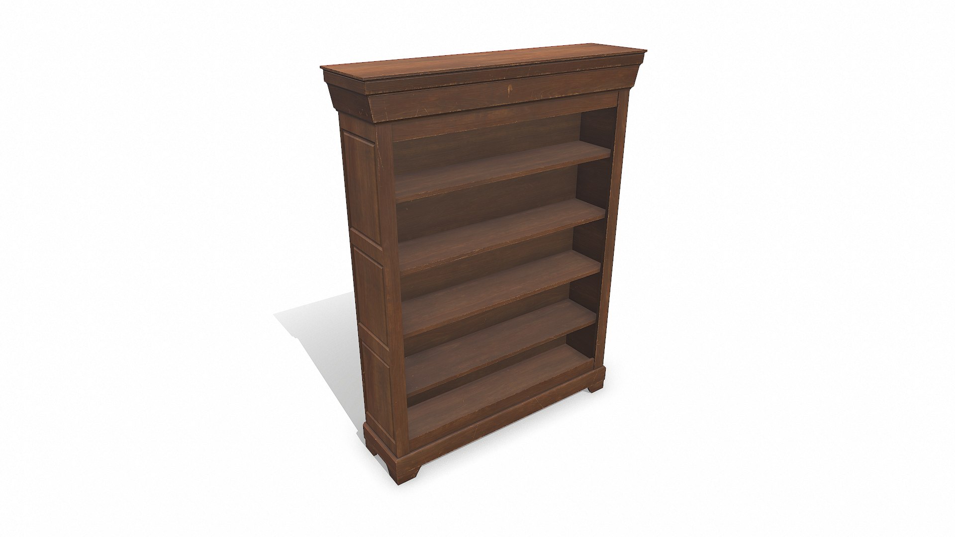 Old Bookshelf Low-poly PBR 3D model https://p.turbosquid.com/ts-thumb/cd/IM51Go/w8/screenshot002/png/1773989981/1920x1080/fit_q87/d8a578abf83faeeaadf77529e0659a68508b967e/screenshot002.jpg