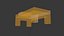 Minecraft-Bett, Low-Poly-Vocel