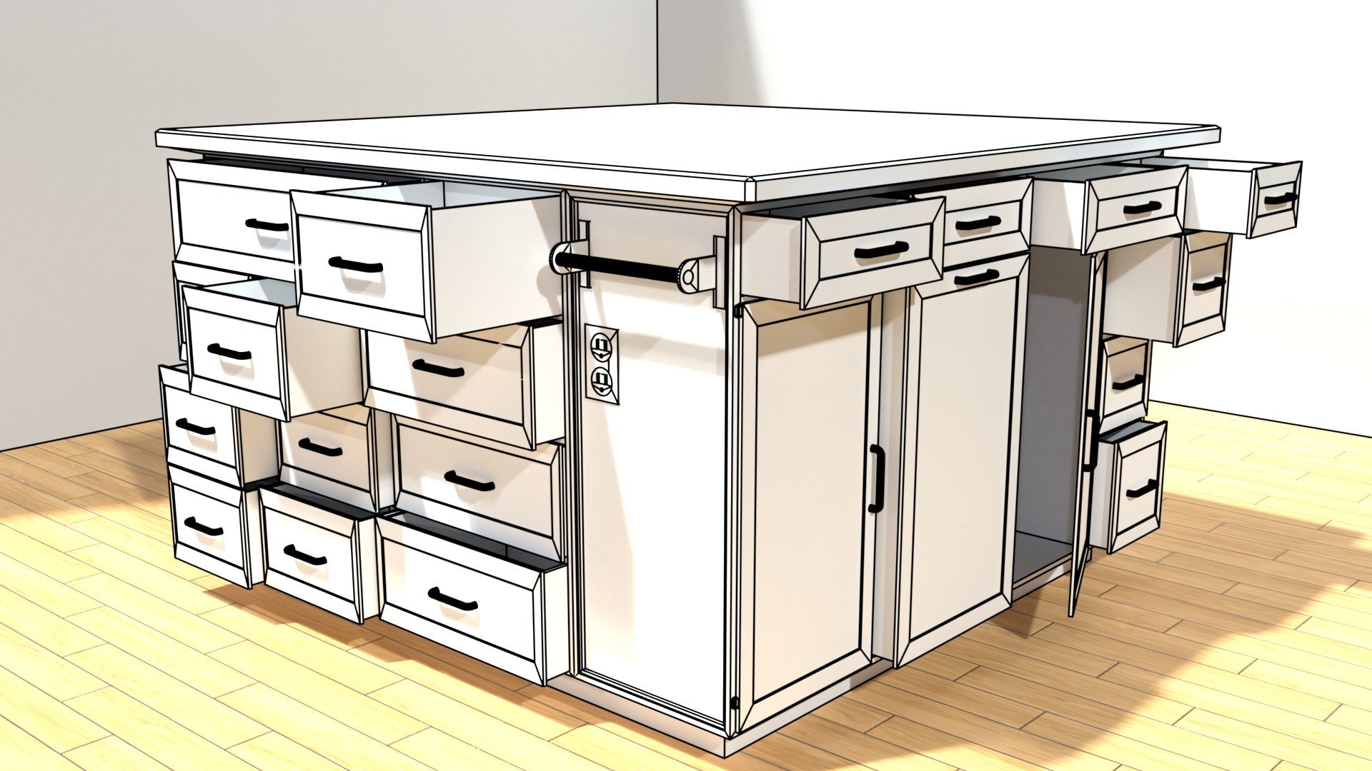 Countertop 3D Model - TurboSquid 1522006