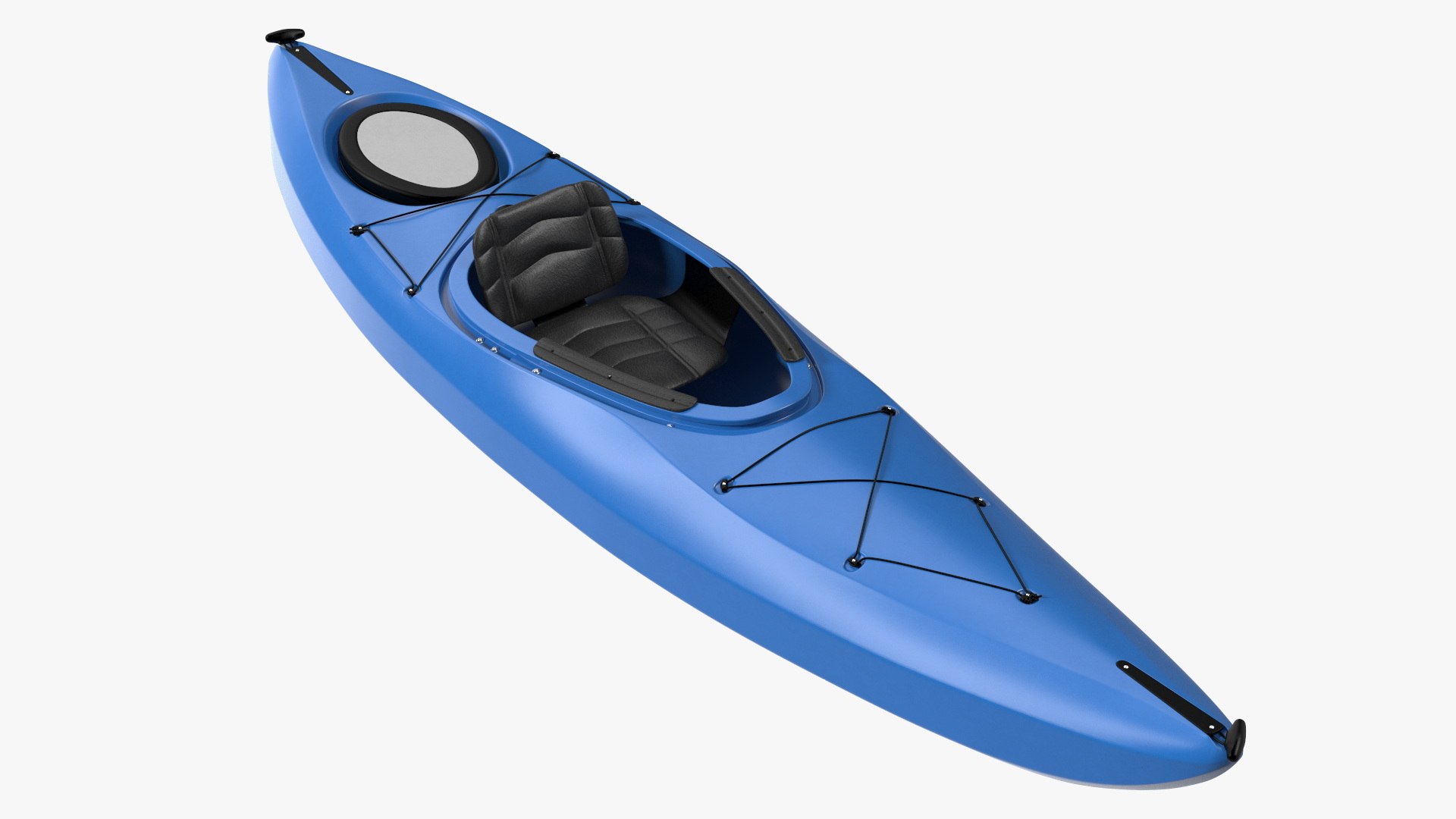Recreational Kayak 3D model preview