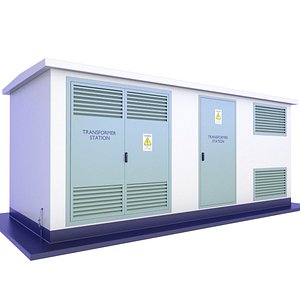 High Voltage Transformer Station 26 model