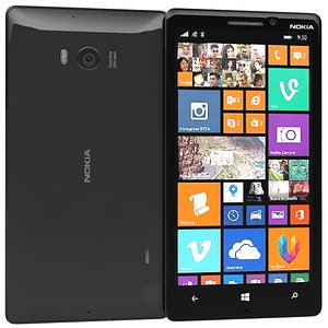 nokia lumia 930 black c4d