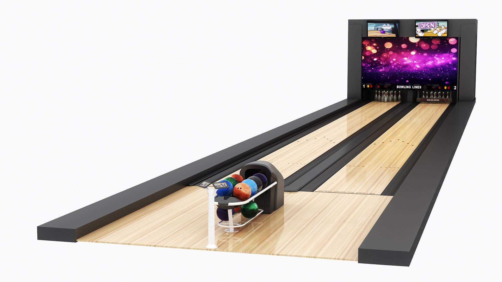 3D Game Collection https://p.turbosquid.com/ts-thumb/cd/QaO4S6/gI/bowlinglane7/jpg/1748381541/1920x1080/fit_q87/5a628bc65d30774f87fa55cf542ac30d8725f7db/bowlinglane7.jpg