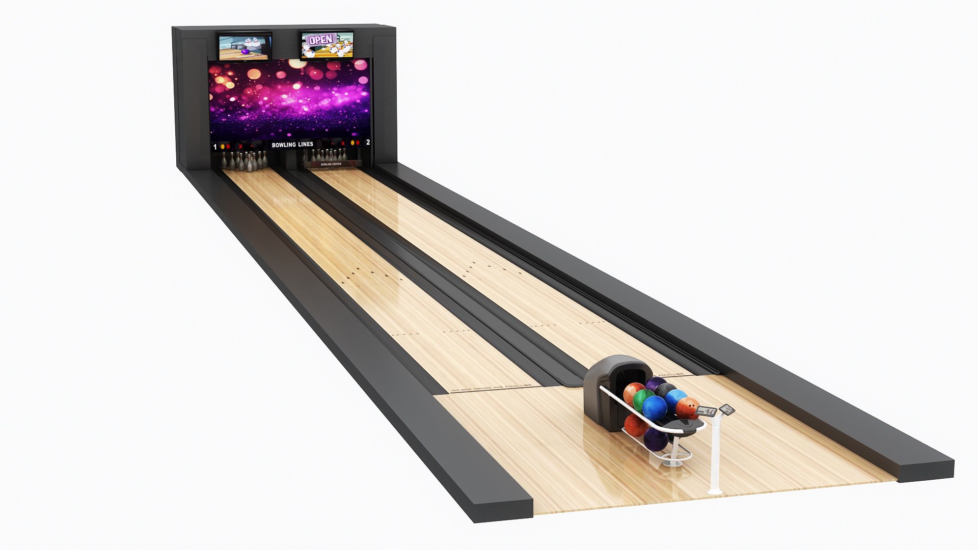 3D Game Collection https://p.turbosquid.com/ts-thumb/cd/QaO4S6/tw/bowlinglane2/jpg/1748381539/1920x1080/fit_q87/002c34fb705c85b5f7ab6501ec55d10a0e60404c/bowlinglane2.jpg