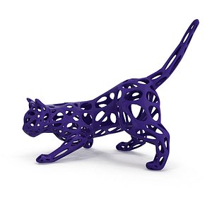 Hunting Cat 3D Printable