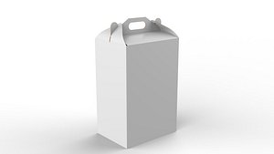 Packaging Box Carrying Handle 400x300x600mm 3D