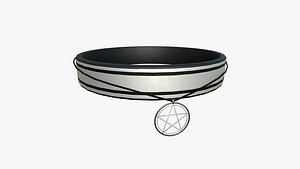 Gothic Collar D10 Steel Bright - Character Fashion Design