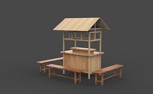 Food Carts 03 3D model 3D model