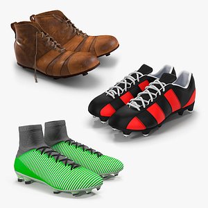 soccer boots 2 3D model