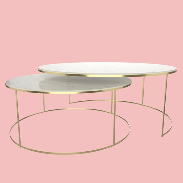 3D modelling modern coffee table