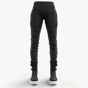 women pants shoes 3d obj