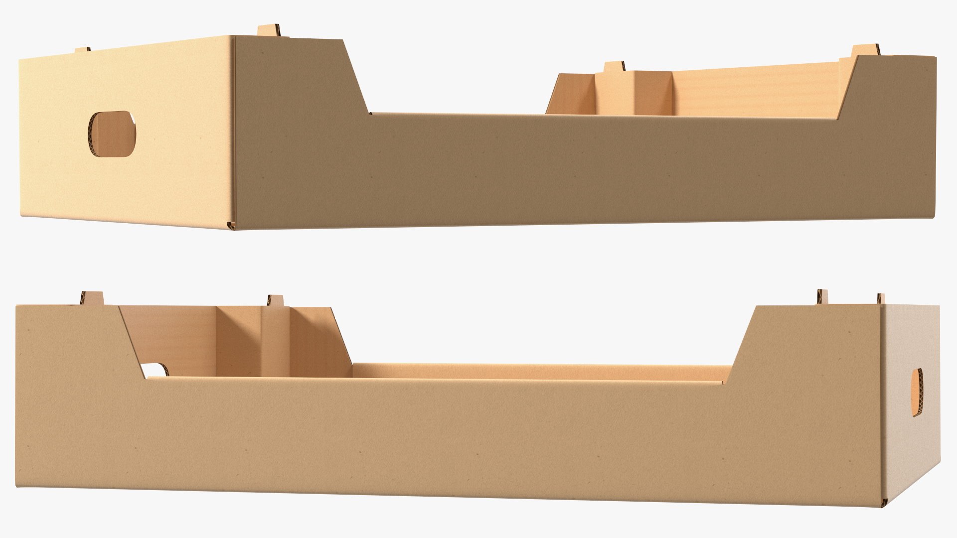 Corrugated Cardboard Tray Box 3D model https://p.turbosquid.com/ts-thumb/cd/bWyzg2/mF/corrugatedcardboardtrayboxc4dmodel008/jpg/1631743968/1920x1080/fit_q87/73854a09feb9d8bfff469c432bdd390be385e136/corrugatedcardboardtrayboxc4dmodel008.jpg