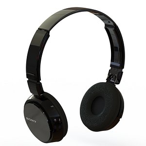 3D model sony headphones