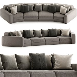 3D furniture sofa pillow