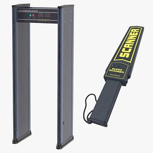 3D metal detectors handheld body