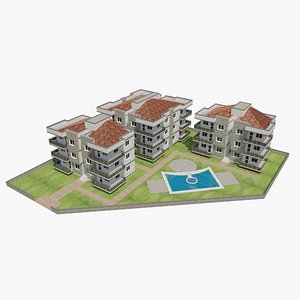 3D model Apartment Building