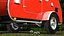 3D Vistabule Teardrop Camping Trailer Red Rigged model