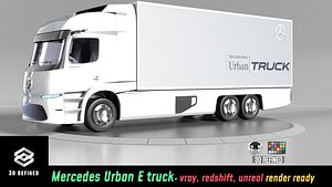 Mercedes Urban E-truck - Render Ready-unreal-vray-redshift