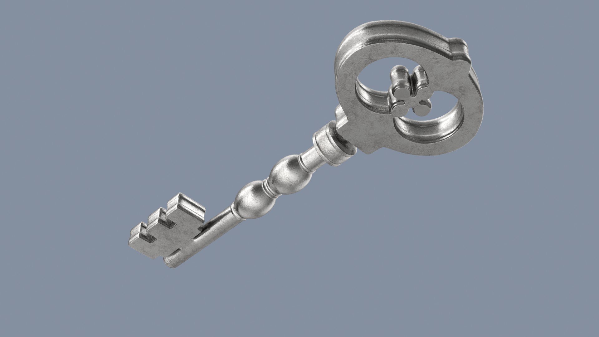 Key Silver 02 3D Model - TurboSquid 2004718