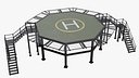 Octagonal Heliport